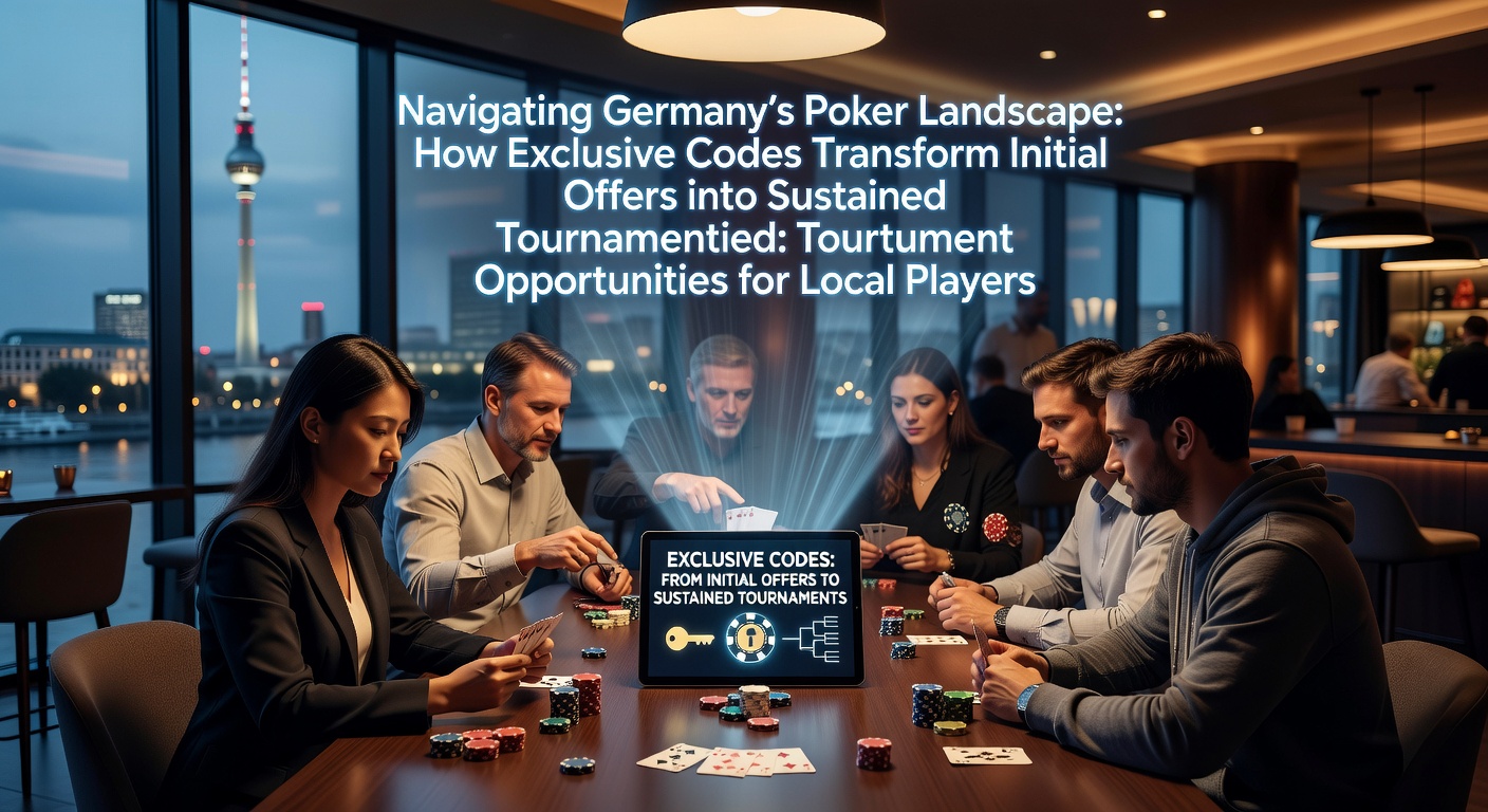 Deutsche Pokerspieler nutzen exklusive Codes für Turniere