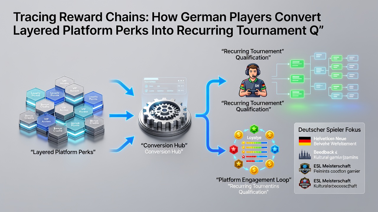 Verfolgung von Belohnungsketten zu Turnierqualifikationen in deutschen Pokerplattformen